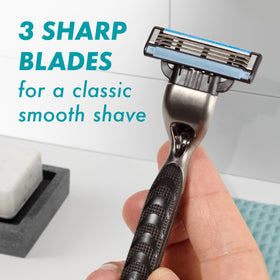 Gillette Mach3 Razor with packaging and blade refills