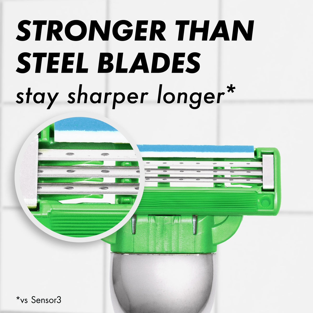 Gillette Mach3 Sensitive blades with DuraComfort technology