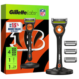 Gillette NFL Bengals Edition Shaving Razor front view