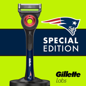 Gillette NFL Patriots Edition Shaving Razor with precision trimmer