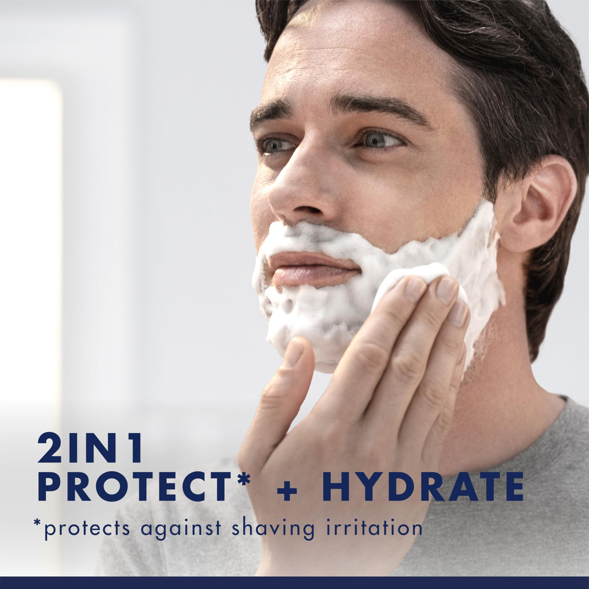 Gillette PRO Shaving Gel 7oz with cooling effect label