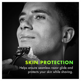 Gillette Rapid Foaming Shave Gel for Men, 7oz side view