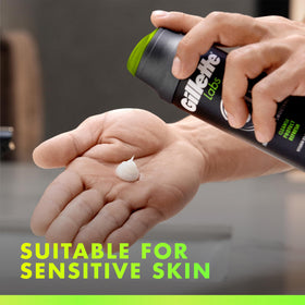 Gillette Rapid Foaming Shaving Gel with cedar wood and orange peel fragrance