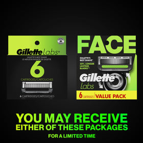 Gillette Razor Blade Shaving Refills showing individual blades