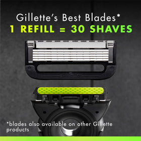 Gillette Razor Blade Shaving Refills with GilletteLabs Heated Razor
