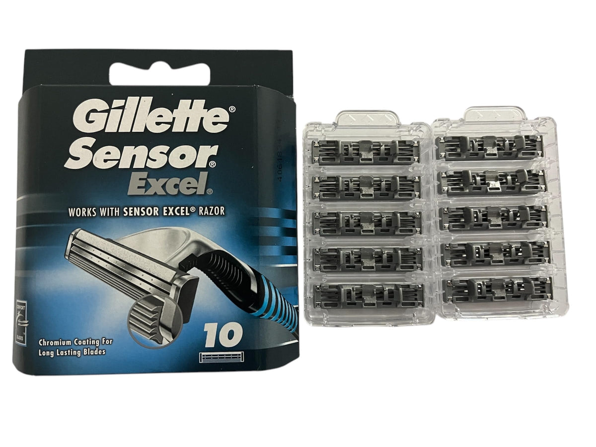 Gillette Sensor Excel Cartridges close-up of cartridges