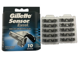 Gillette Sensor Excel Razor Blades packaging details