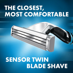 Gillette Sensor Excel razor blades with protective microfins