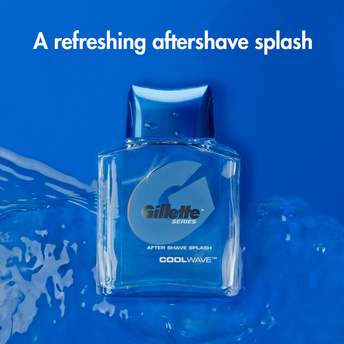 Gillette Series Cool Wave After Shave Lotion 100ml back view