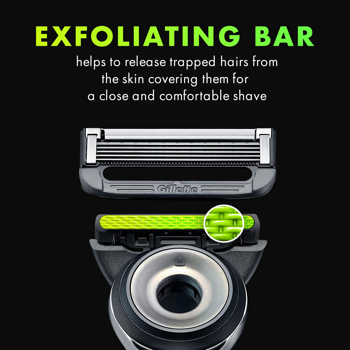 Gillette Shaving Kit travel case open showing contents