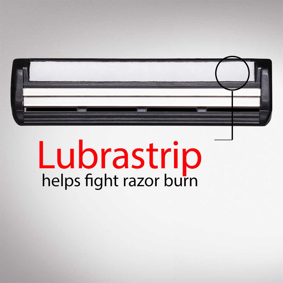 Gillette TRAC II Plus razor blade with lubrastrip