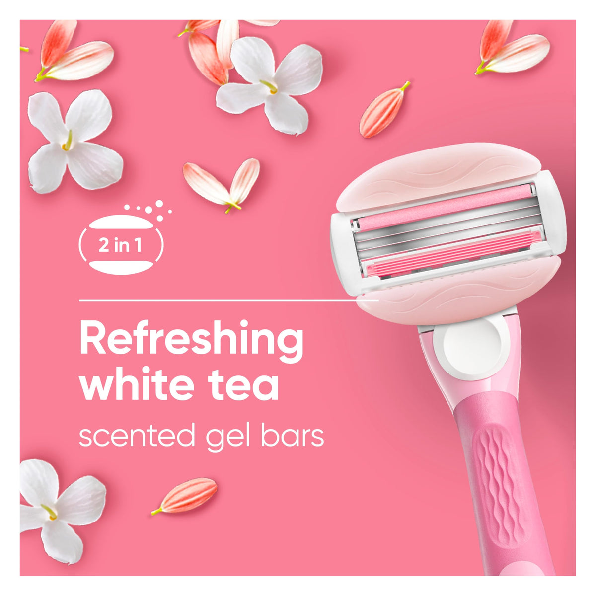 Gillette Venus ComfortGlide Plus Olay Coconut blade refills