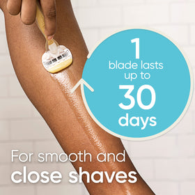 Gillette Venus ComfortGlide razor blades with coconut scent