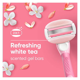 Gillette Venus ComfortGlide Razor Blades with white tea scent