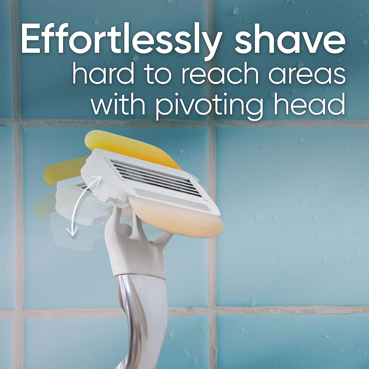 Gillette Venus Comfortglide razor in a bathroom setting
