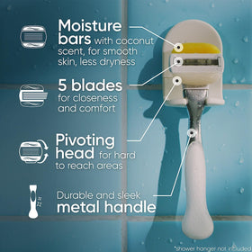 Gillette Venus Comfortglide women's razor blade refills packaging