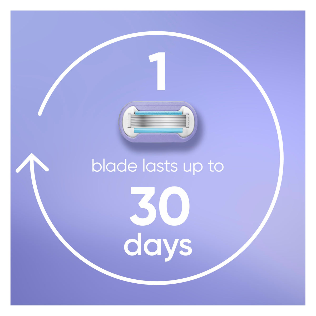 Gillette Venus Deluxe Smooth Swirl razor blades with lubrication strip