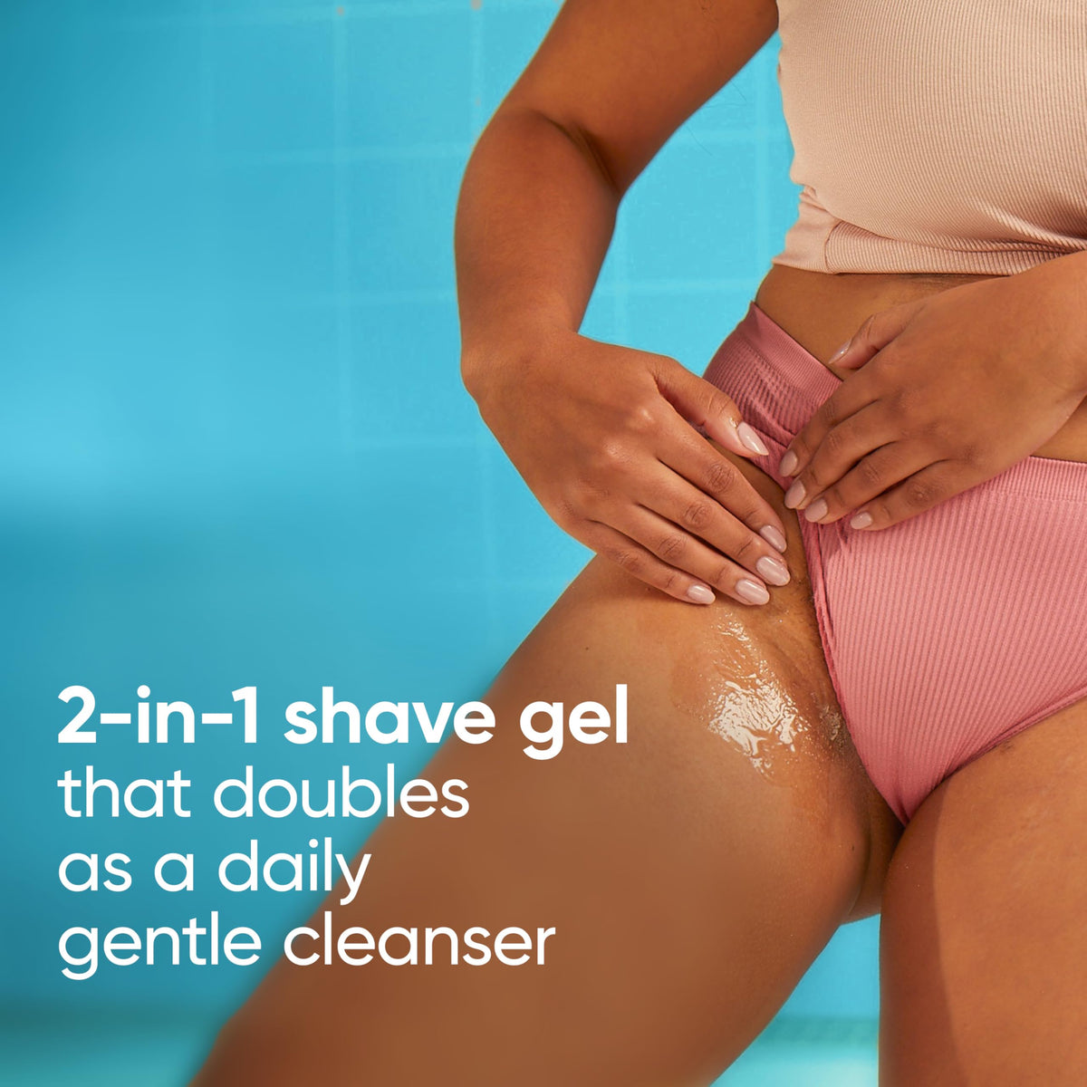 Gillette Venus Intimate Grooming Gel packaging side view