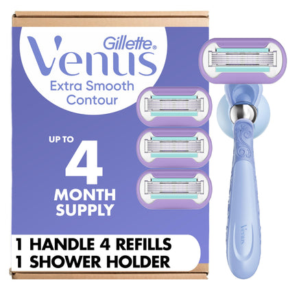 Gillette Venus Razor for Women front view with Flexiball handle