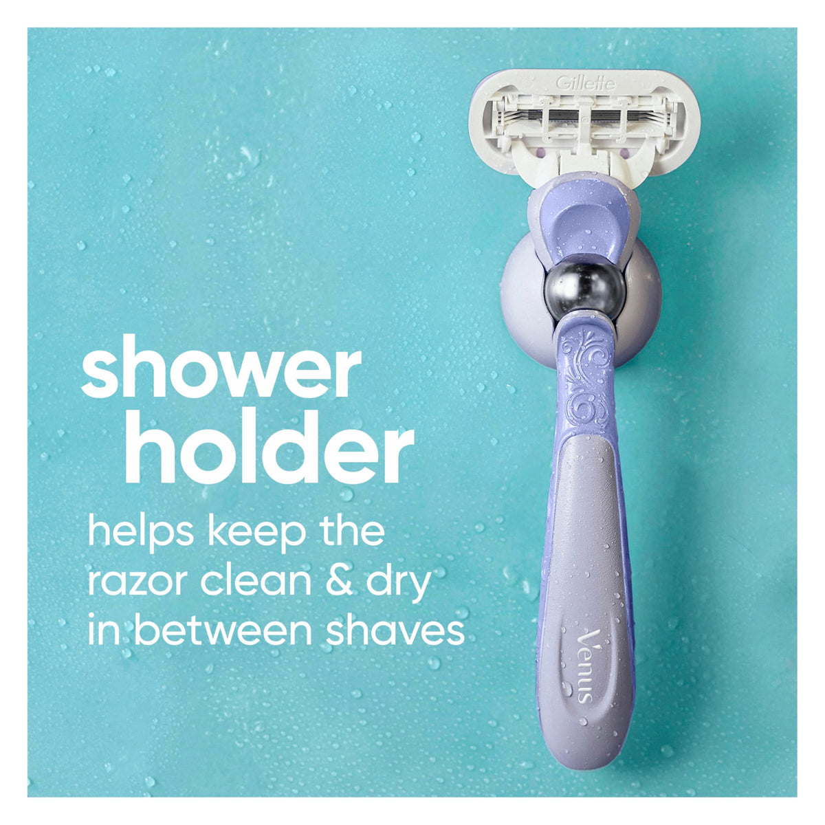 Gillette Venus Razor with lubrication strip detail