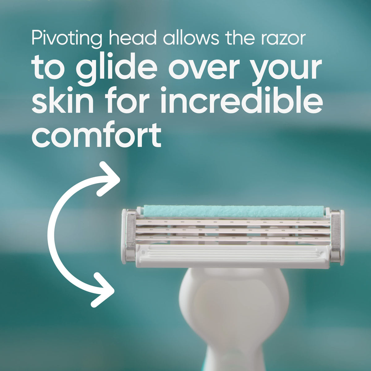 Gillette Venus Simply 3 Sensitive Disposable Razors side view
