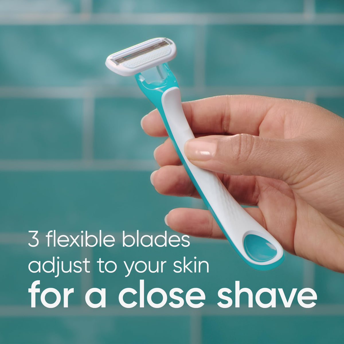 Gillette Venus Tropical Disposable Razor with water-activated lubrastrip