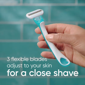 Gillette Venus Tropical Disposable Razor with water-activated lubrastrip