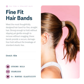 GIMME Fine Hair Elastic Bands close-up of elastic material