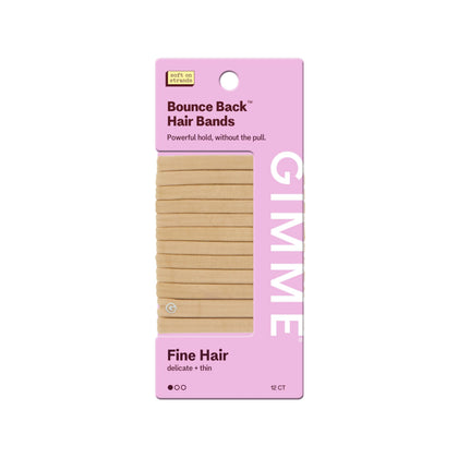 GIMME Fine Hair Elastic Bands front view in packaging