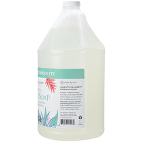 Ginger Lily Farms 1 gal Foaming Hand Soap Eucalyptus Tranquility back view