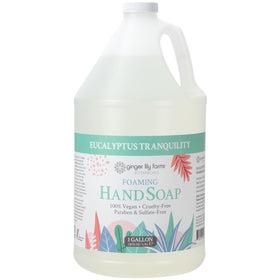 Ginger Lily Farms 1 gal Foaming Hand Soap Eucalyptus Tranquility front view