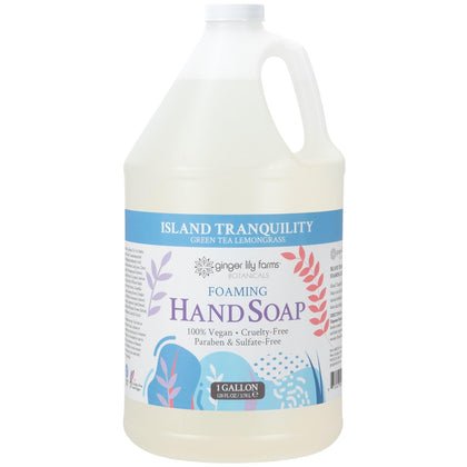 Ginger Lily Farms 1 gallon foaming hand soap front view