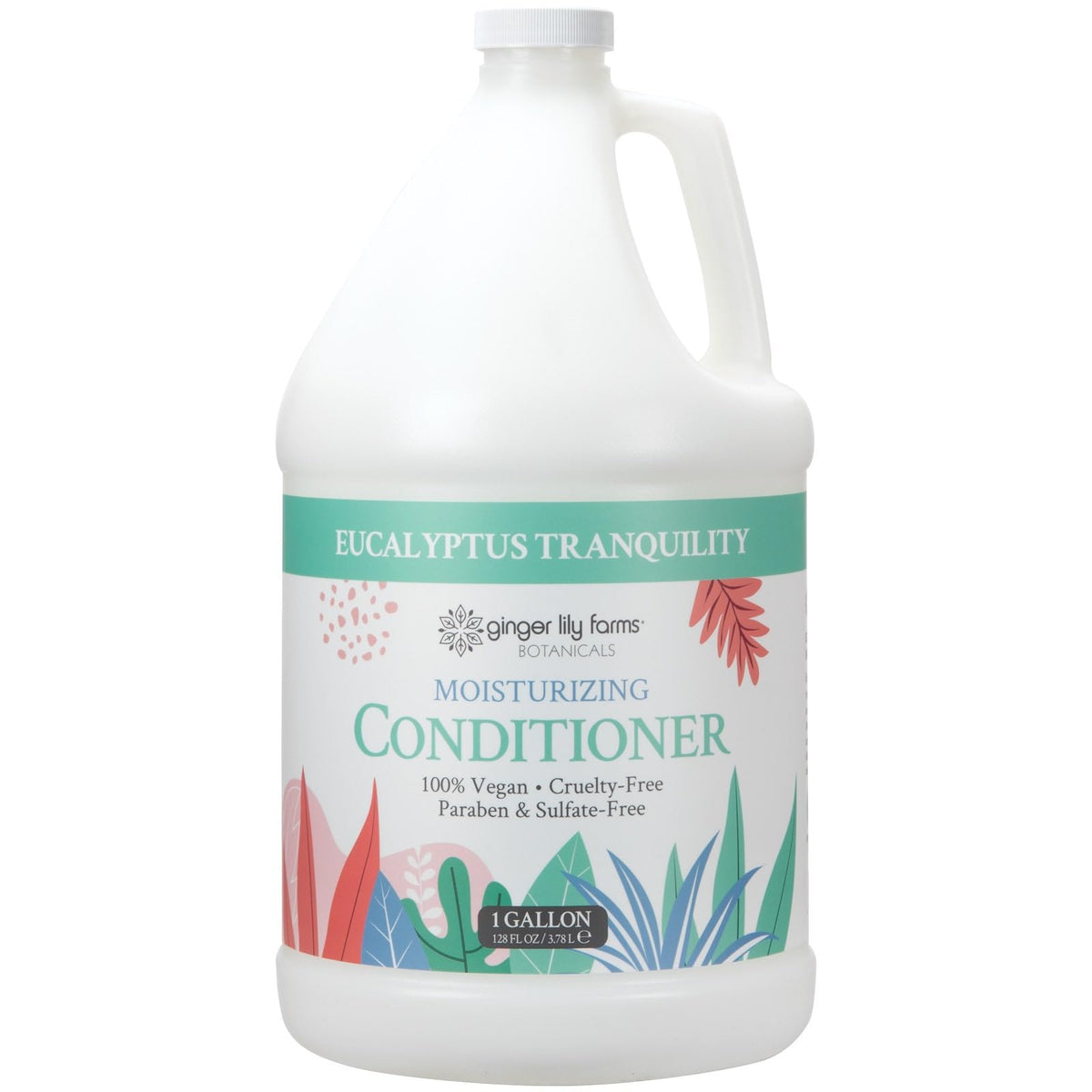 Ginger Lily Farms 1 gallon Moisturizing Conditioner Eucalyptus Tranquility front view