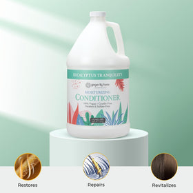 Ginger Lily Farms 1 gallon Moisturizing Conditioner Eucalyptus Tranquility with pump dispenser