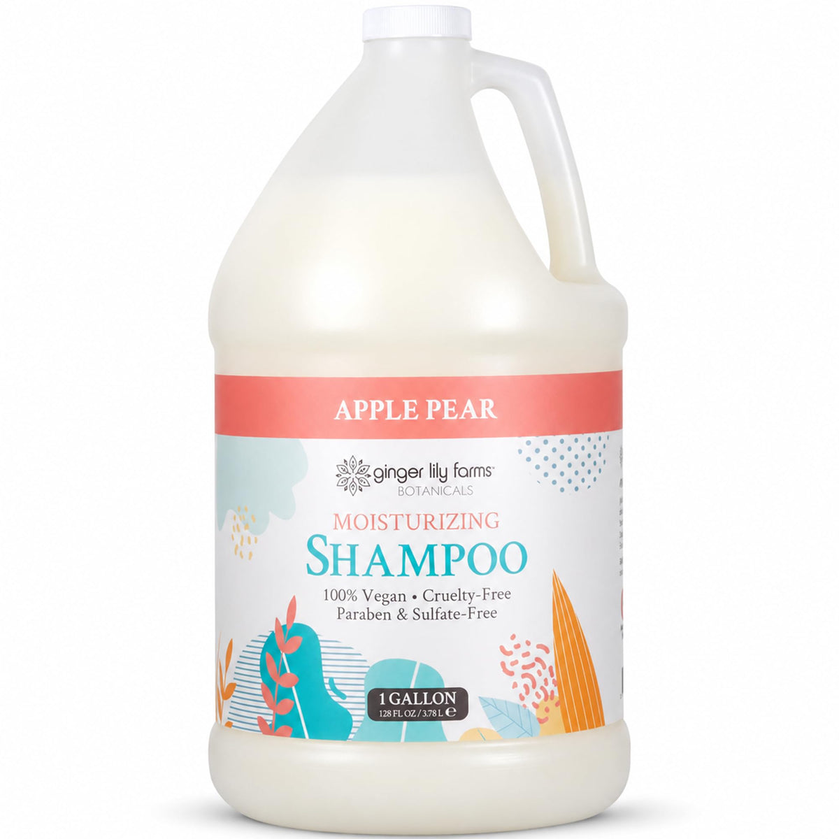 Ginger Lily Farms 1 Gallon Moisturizing Shampoo front view