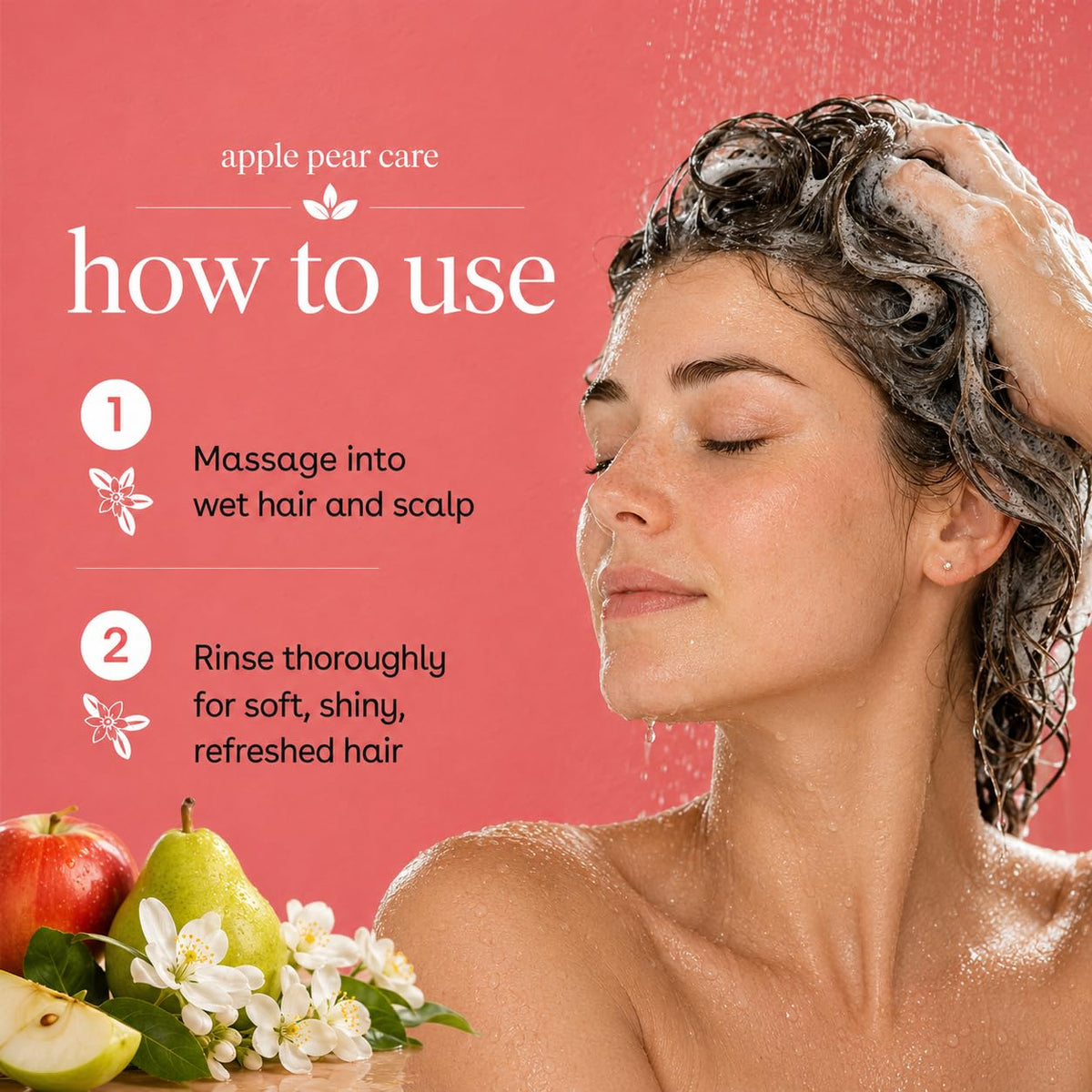 Ginger Lily Farms 1 Gallon Moisturizing Shampoo label close-up