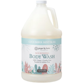 Ginger Lily Farms 1 Gallon Nourishing Body Wash front view