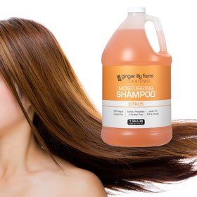 Ginger Lily Farms 1 Gallon Shampoo packaging