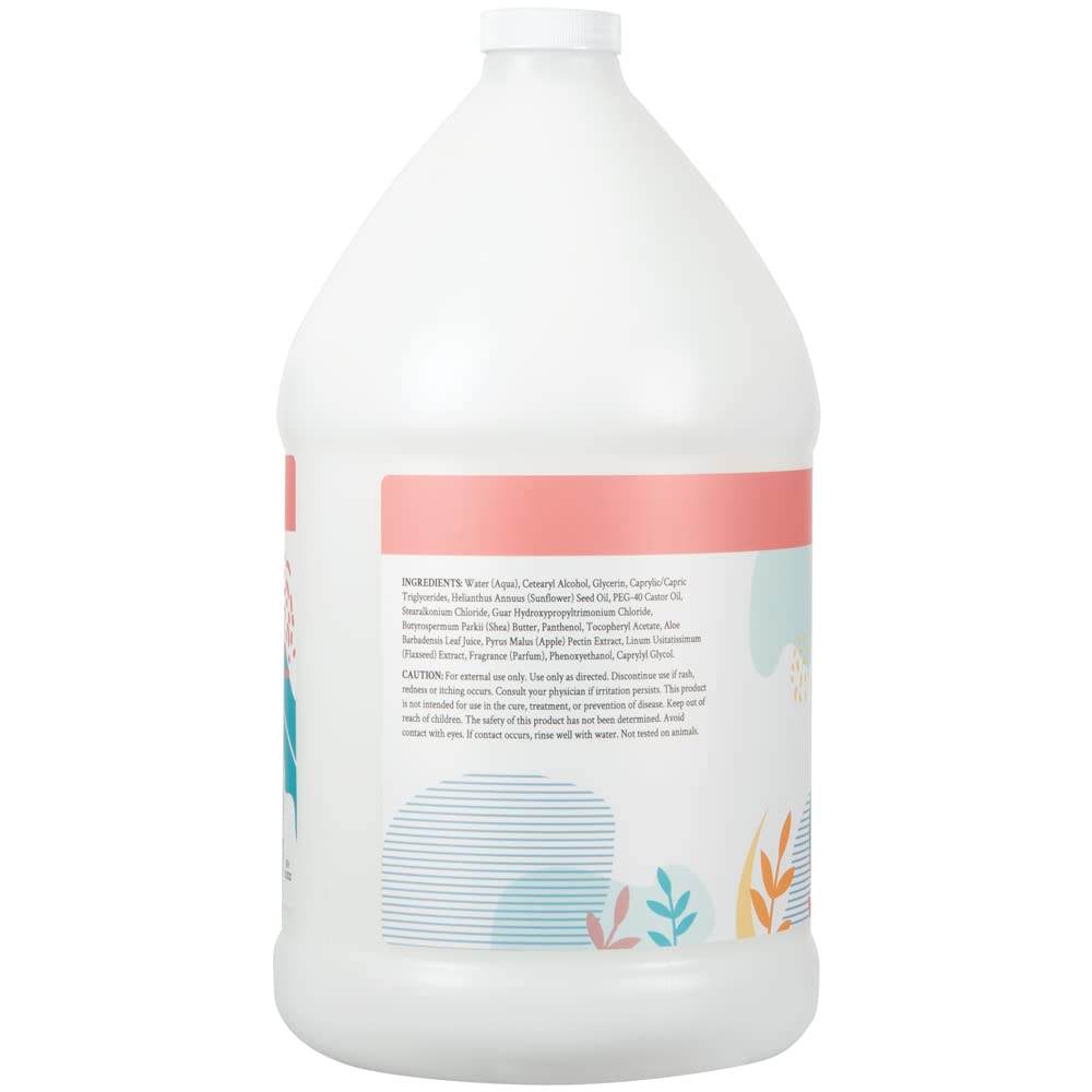 Ginger Lily Farms 4pk Moisturizing Conditioner 1 Gallon Apple Pear in use