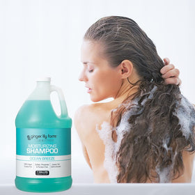 Ginger Lily Farms 4pk Moisturizing Shampoo Ocean Breeze label details