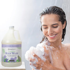 Ginger Lily Farms body wash gallon size packaging