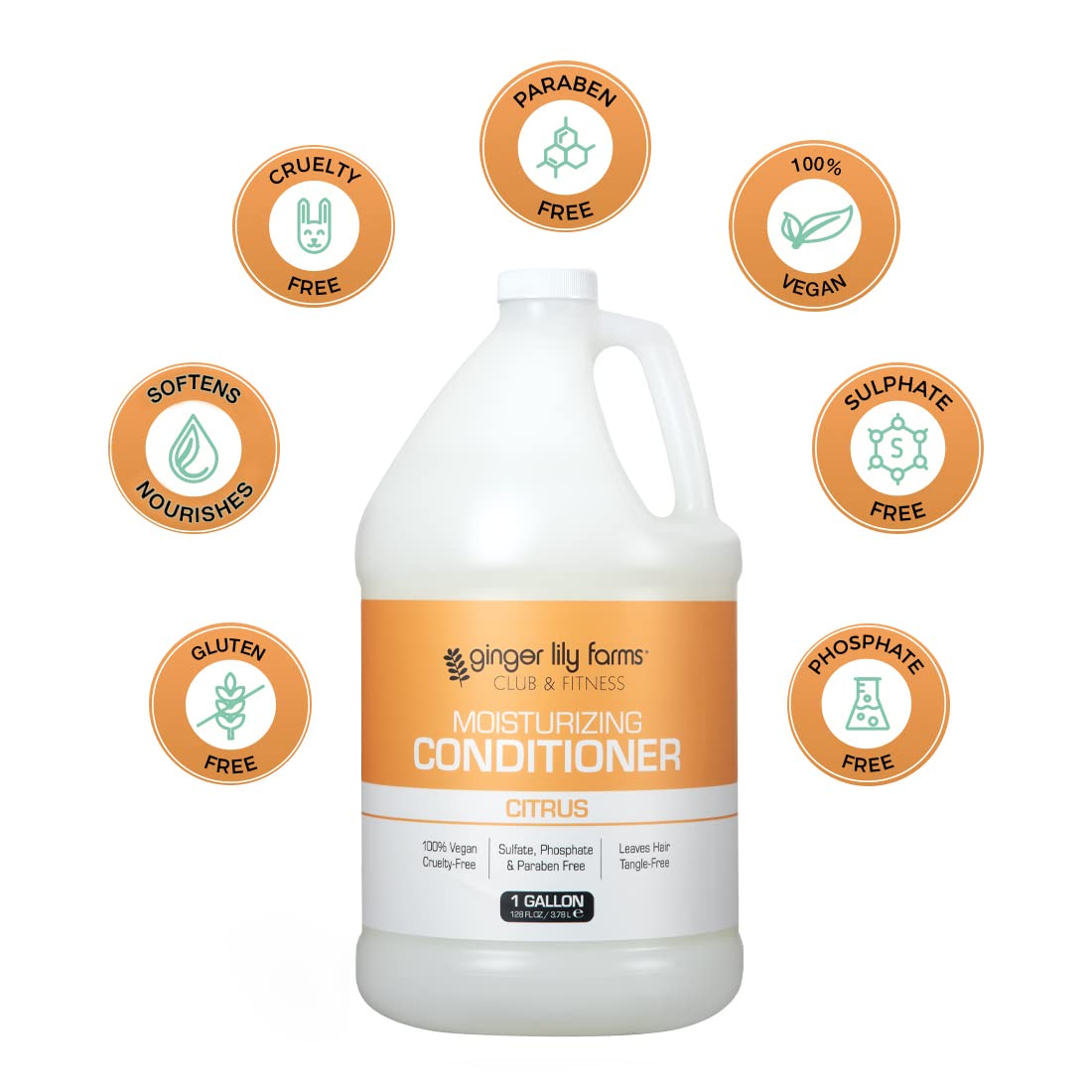 Ginger Lily Farms conditioner in a spa setting