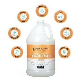 Ginger Lily Farms conditioner in a spa setting