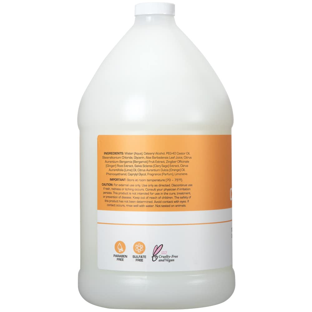 Ginger Lily Farms conditioner with citrus fruits