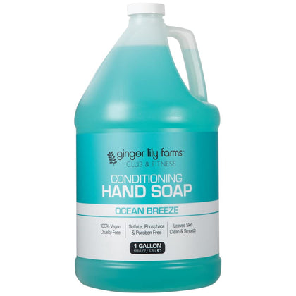 Ginger Lily Farms Conditioning Hand Soap 1 gallon Ocean Breeze front view