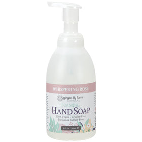 Ginger Lily Farms Foaming Hand Soap 20 fl oz back view