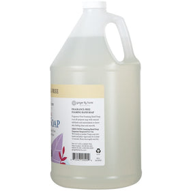 Ginger Lily Farms foaming hand soap bottle side view