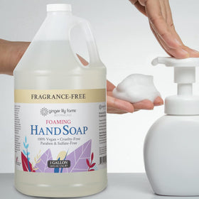 Ginger Lily Farms foaming hand soap refill size packaging