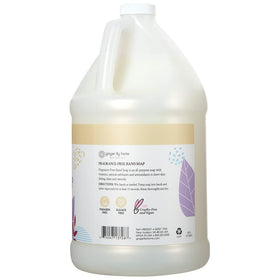 Ginger Lily Farms hand soap refill bottle side view