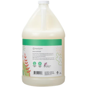 Ginger Lily Farms hand soap refill bottle side view